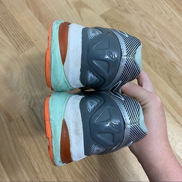 ASICS Gel Nimbus 19 Running Shoe Sneakers 9.5 Women’s Gray Blue - Picture 6 of 11